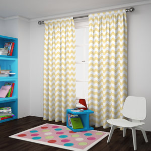 Pasko Thermal Blackout Rod Pocket Single Curtain Panel