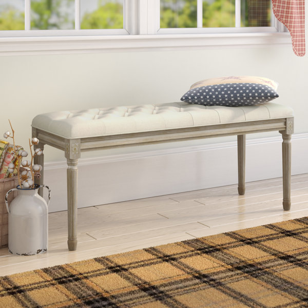 Bullen French Upholstered Bench By Ophelia & Co. New