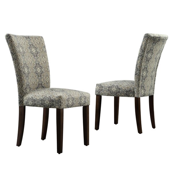 Sture Damask Upholstered Dining Chair (Set Of 2) By Willa Arlo Interiors
