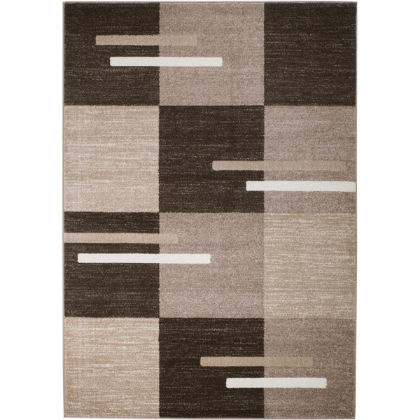Grimes Brown/Taupe Area Rug by Orren Ellis