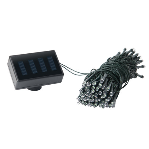100 Bright White LED Solar Fairy Lights OE Lights