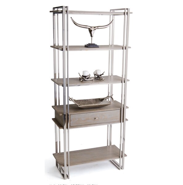 Atkinson Etagere Bookcase By Everly Quinn