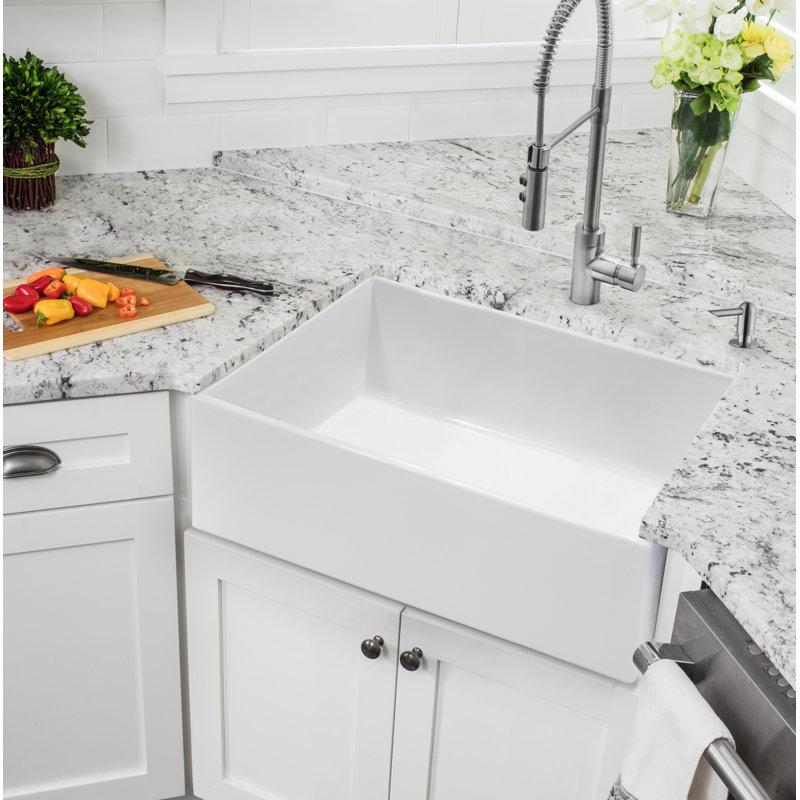 Soleil 24 L X 18 W Farmhouse A Kitchen Sink Reviews Wayfair X 18 W Farmhouse A Kitchen Sink