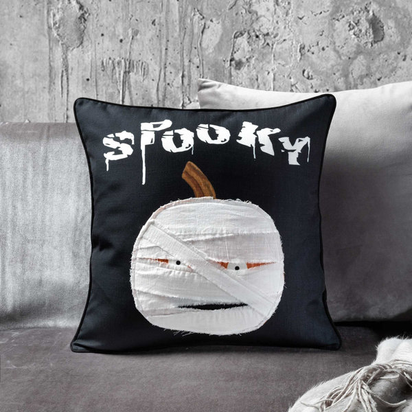 Pumpkin Mummy Throw Pillow by 14 Karat Home Inc.| @ $19.95