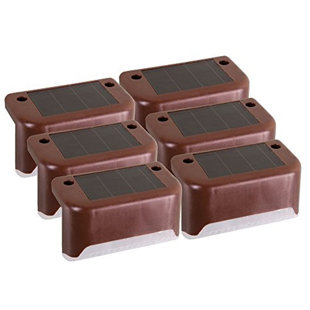 Best Arthur Automatic Rechargeable Solar LED 1-Light Outdoor Flush Mount (Set of 6) By Ebern Designs Outdoor Lighting Arthur Automatic Rechargeable Solar LED 1-Light Outdoor Flush Mount (Set of 6) By Ebern Designs Outdoor Lighting