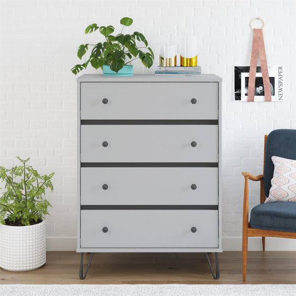 #1 Owen 4 Drawer Chest By Novogratz 2019 Sale