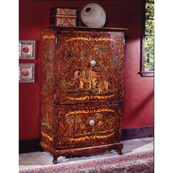 Reiter Hand-Painted TV Armoire By Bloomsbury Market