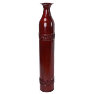 Hammered Metal Floor Vase Wayfair Quickview