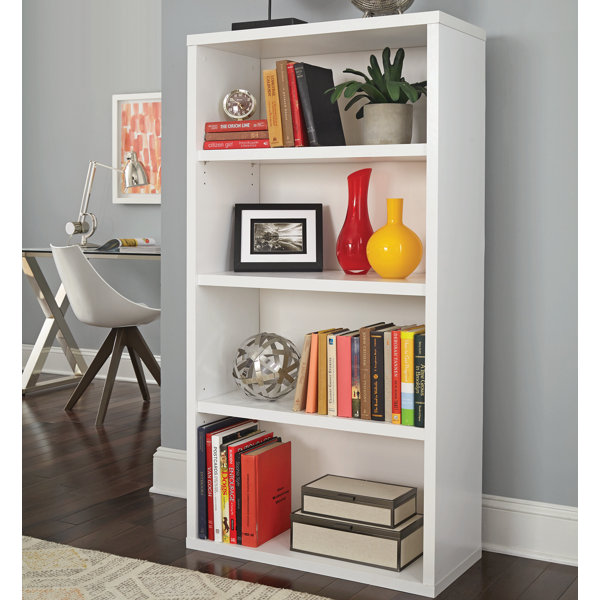 Decorative 4 Shelf Standard Bookcase by ClosetMaid
