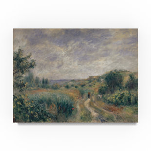 Large Canvas Wall Art Joss Main Landscape Near Essoyes 1892 Oil Painting Print On Wred Canvas