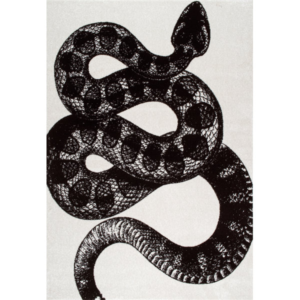 Black/White Area Rug by Thomas Paul