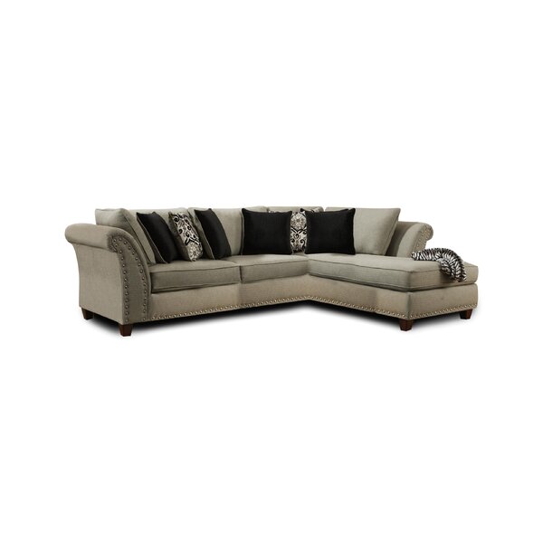 Crum Right Hand Facing Sectional By Charlton Home