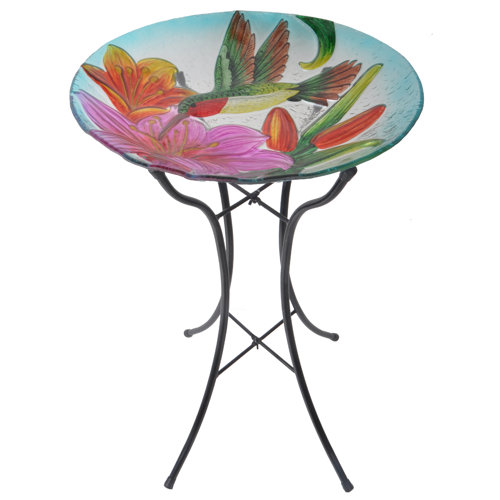 Hummingbird Bird Bath Peaktop