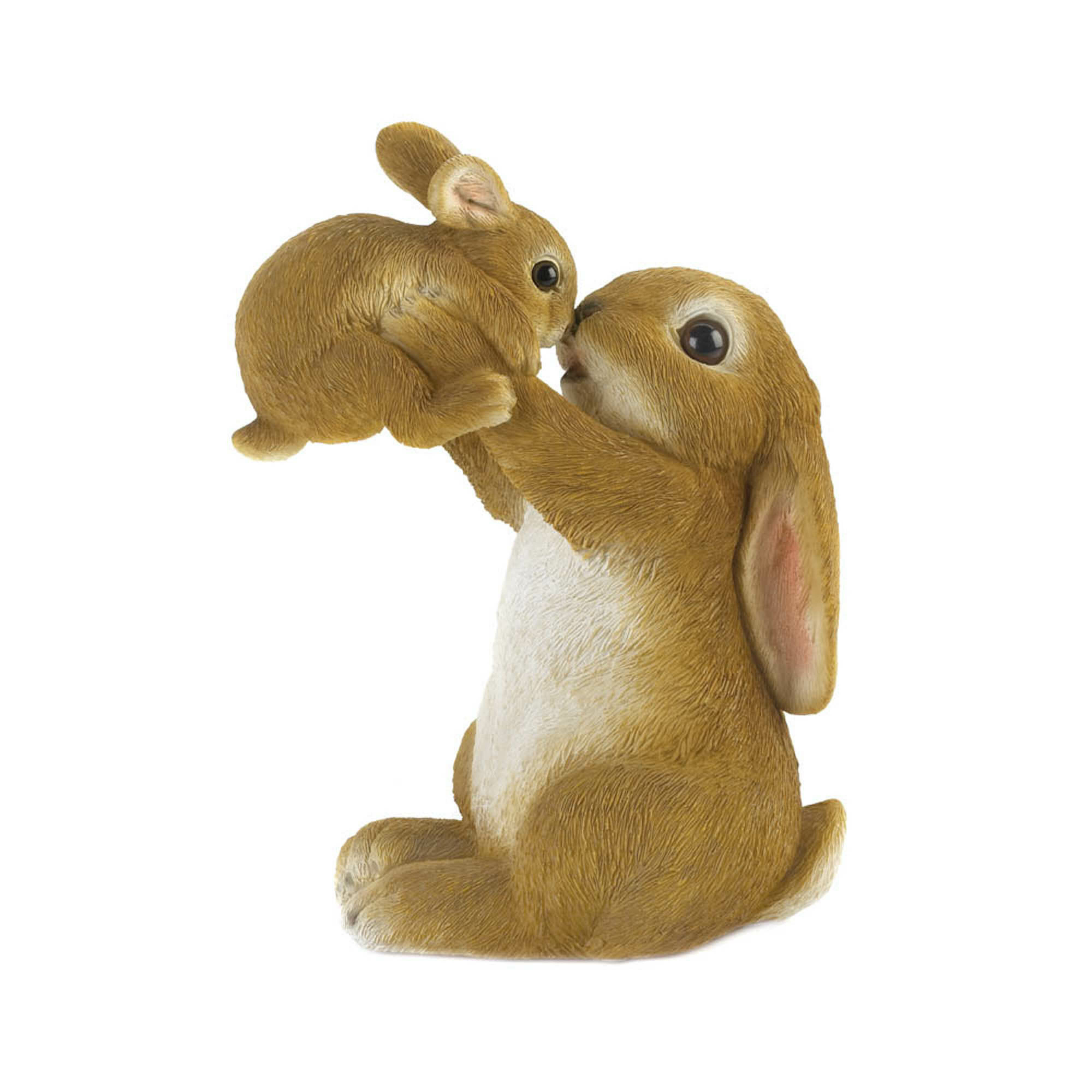 Rosalind Wheeler Vesuvio Playful Mom And Baby Rabbit Statue Reviews Wayfair