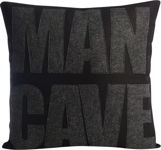By Definition Man Cave Throw Pillow by Alexandra Ferguson
