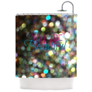 You Are Beautiful Shower Curtain
