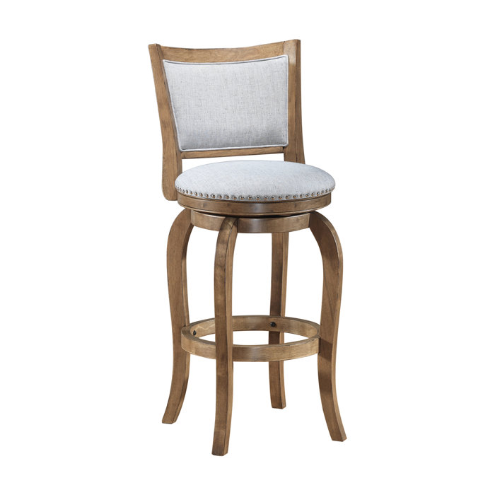 Prevost Wooden Swivel Bar Stool Prevost Wooden Swivel Bar Stool