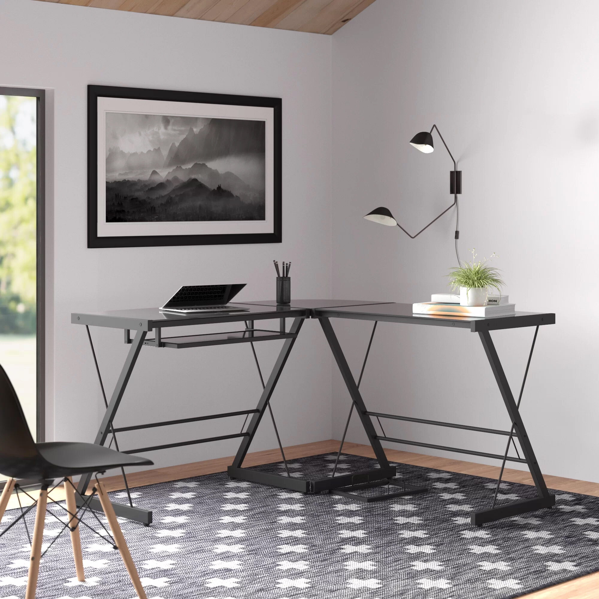 Ketter Reversible L Shape Computer Desk Reviews Allmodern