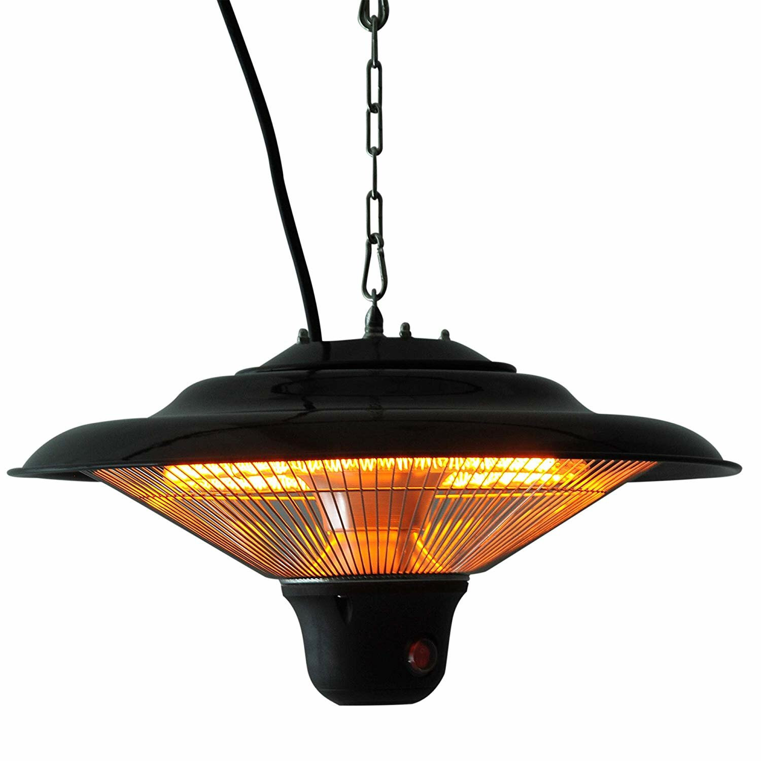 Outsunny Indoor Outdoor Ceiling Mounted 1500 Watt Electric Hanging