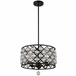 Lutterworth 4-Light Crystal Chandelier