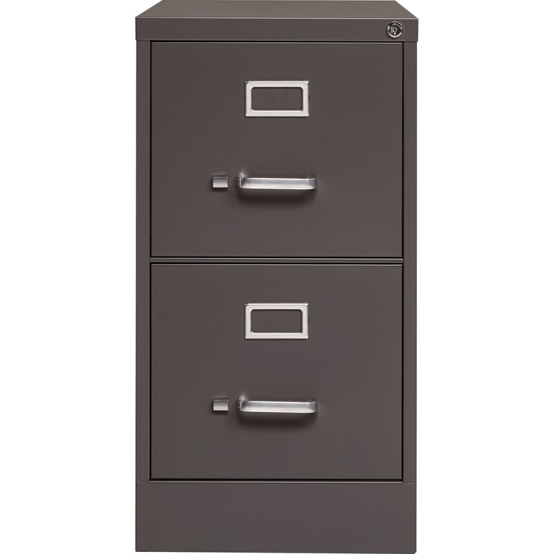 Lorell Fortress 2 Drawer Vertical Filing Cabinet Reviews Wayfair