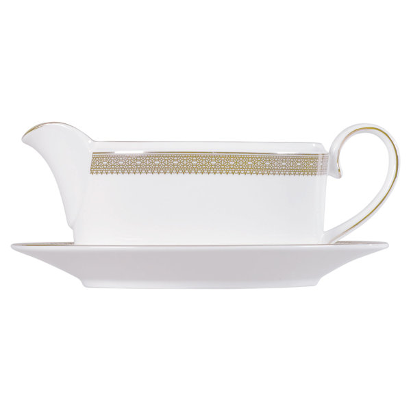 Vera Lace Gold Gravy Boat by Vera Wang