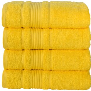 yellow towels