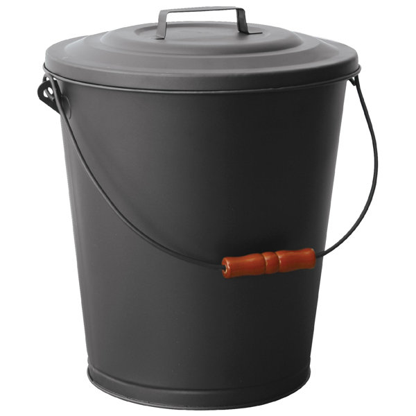 Ash Bin with Lid by Uniflame Corporation