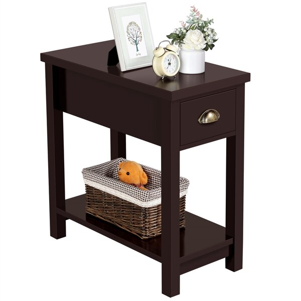 Born End Table With Storage By Winston Porter