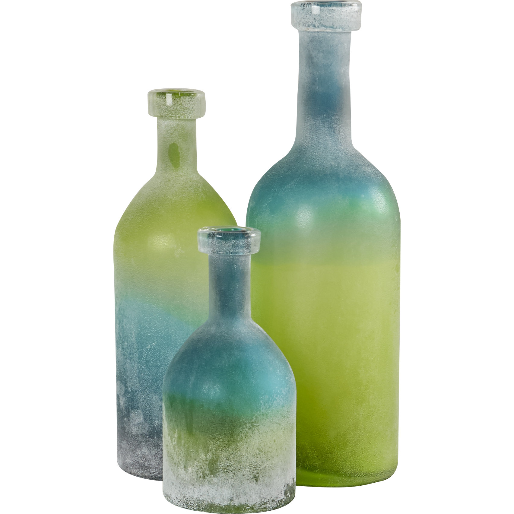 Beachcrest Home 3 Piece Decorative Bottle Set & Reviews Wayfair