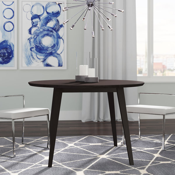 Gusman Round Stained Dining Table By Brayden Studio No Copoun