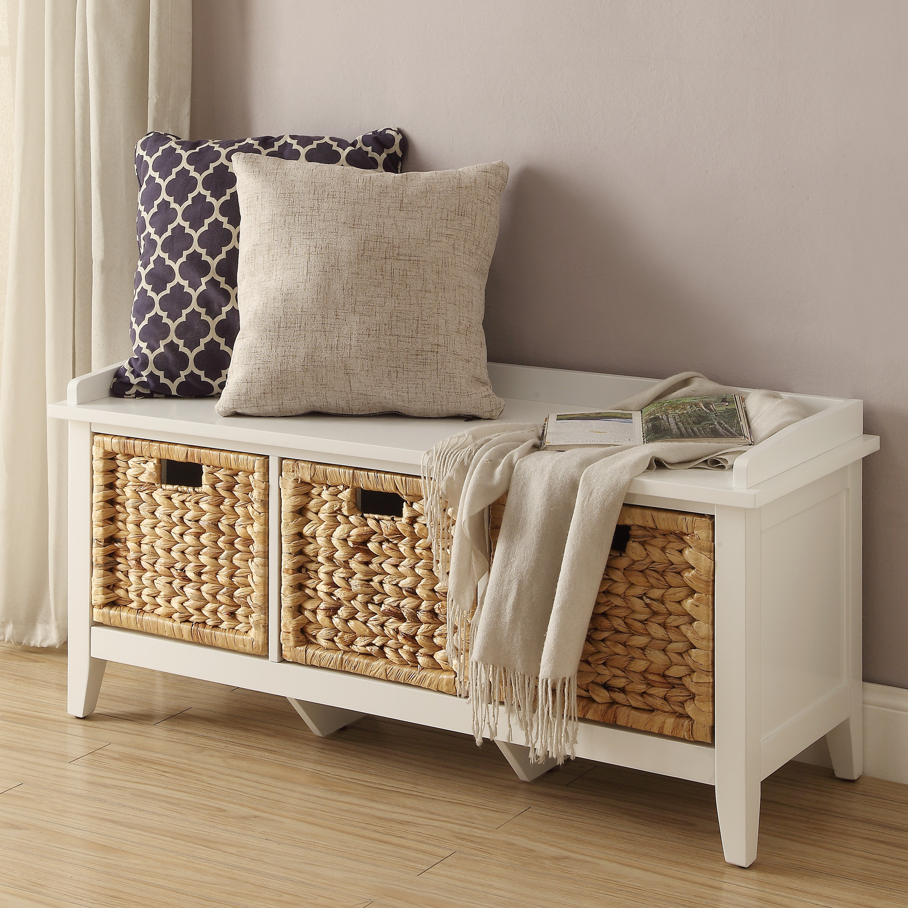 Alcott Hill Hence Storage Bench Reviews Wayfair