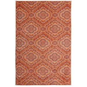 Amblewood Burnt Orange Area Rug