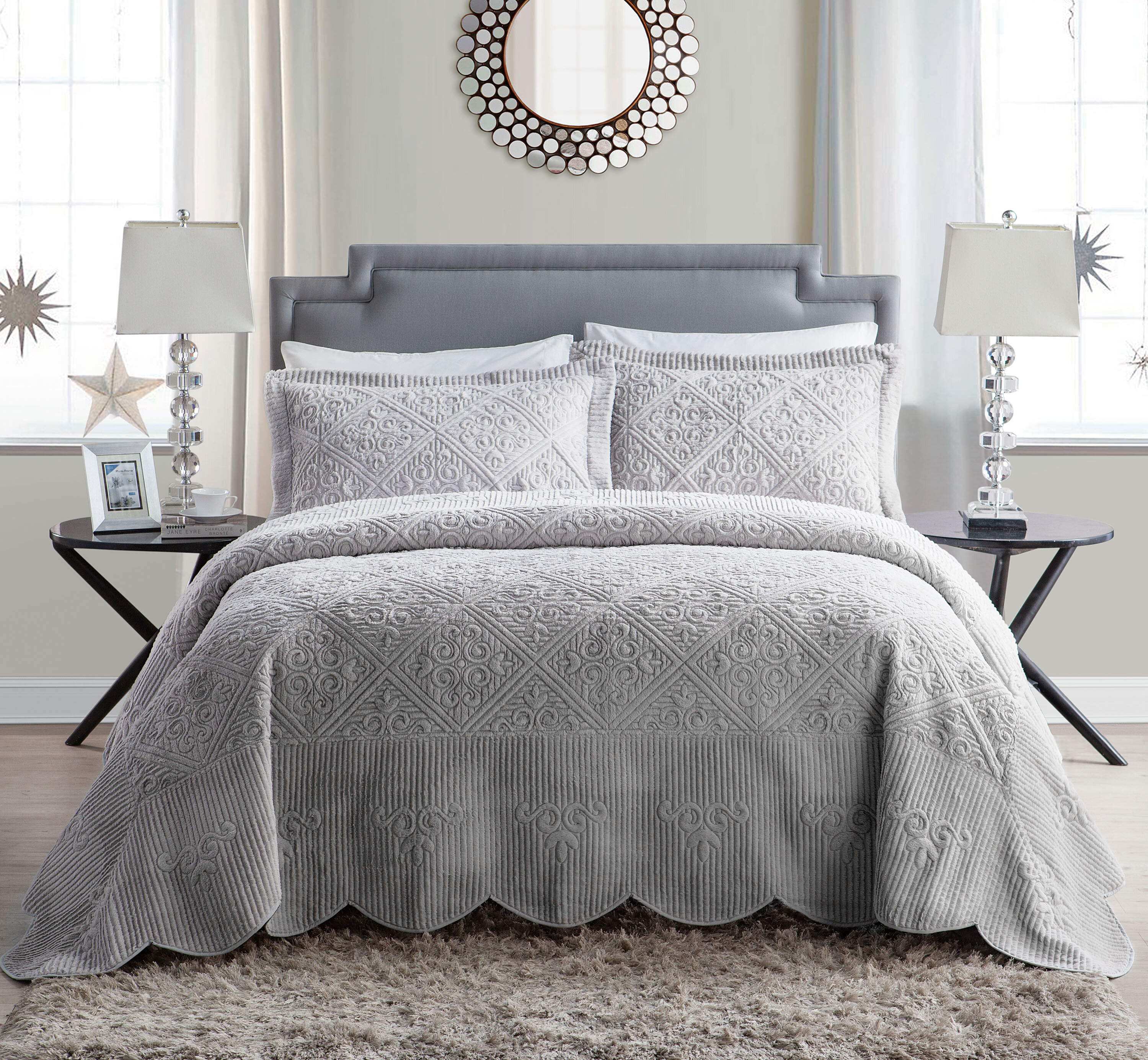 gray comforter set twin xl