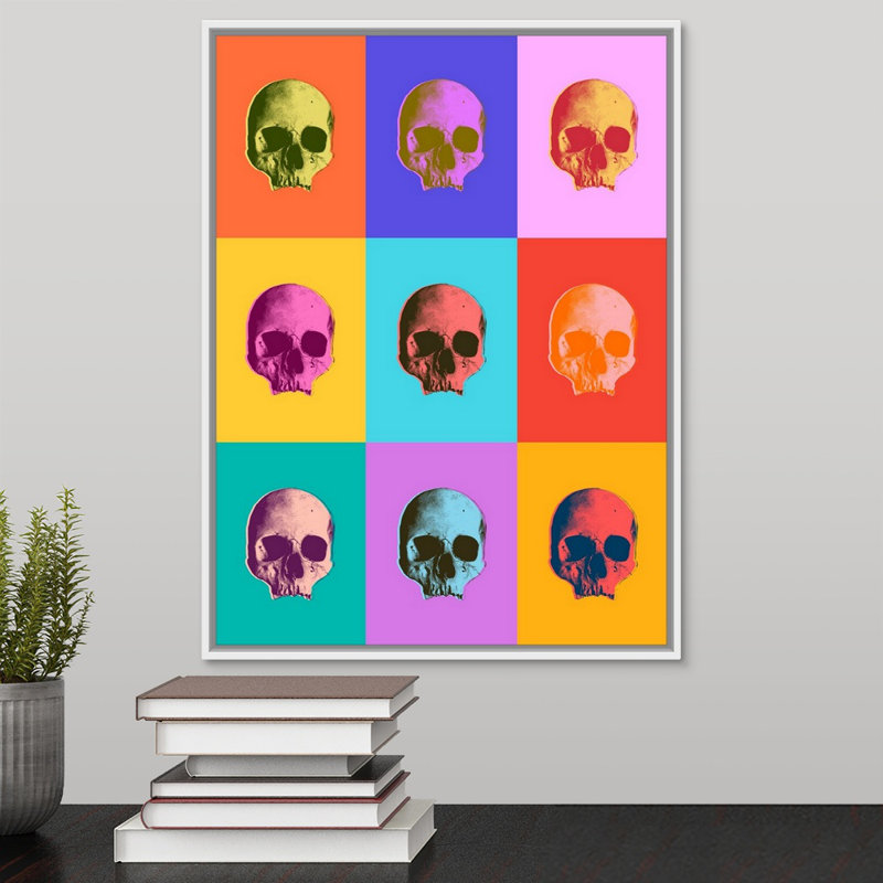 Novogratz Skull Array By The Novogratz Painting On Canvas