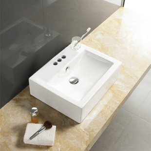 Vessel Sinks You Ll Love Save American Imaginations Ceramic Rectangular Vessel Bathroom Sink