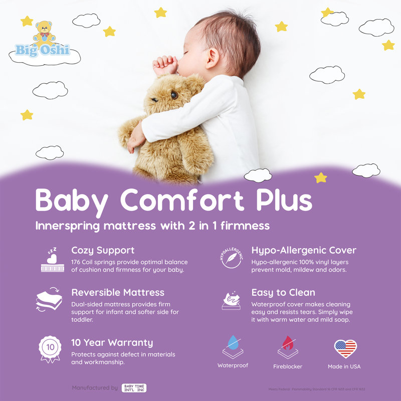 Baby Time International 2 Stage Standard Crib Mattress Reviews