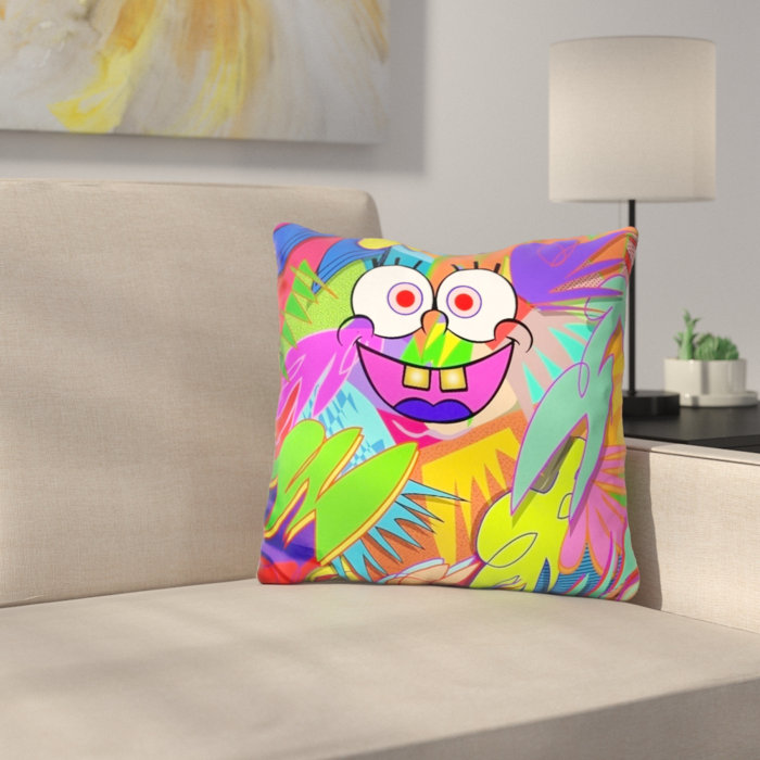 East Urban Home Spongebob Throw Pillow Wayfair