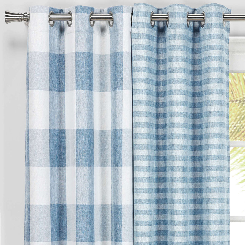 Dedric Plaid Blackout Thermal Grommet Curtain Panels Reviews