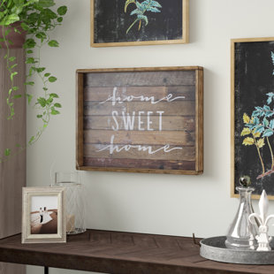 Home Sweet Sign Wayfair Home Sweet Sign Wall Décor