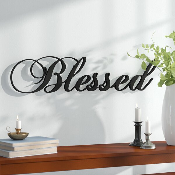 KY Blessed 6 inch wide decal script 3