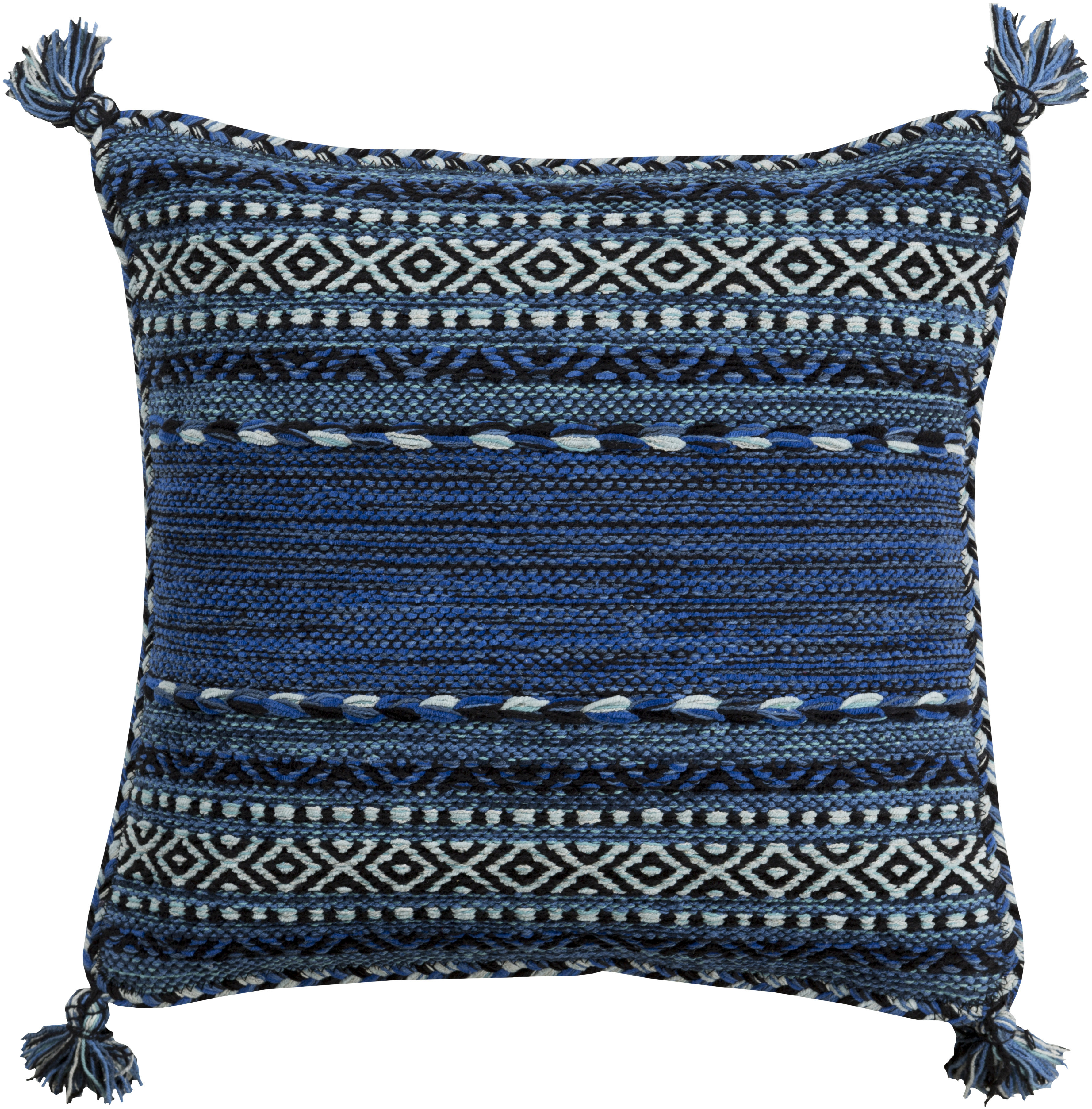 James Home Woolen Tina Pillow Decorative Pillow Gray