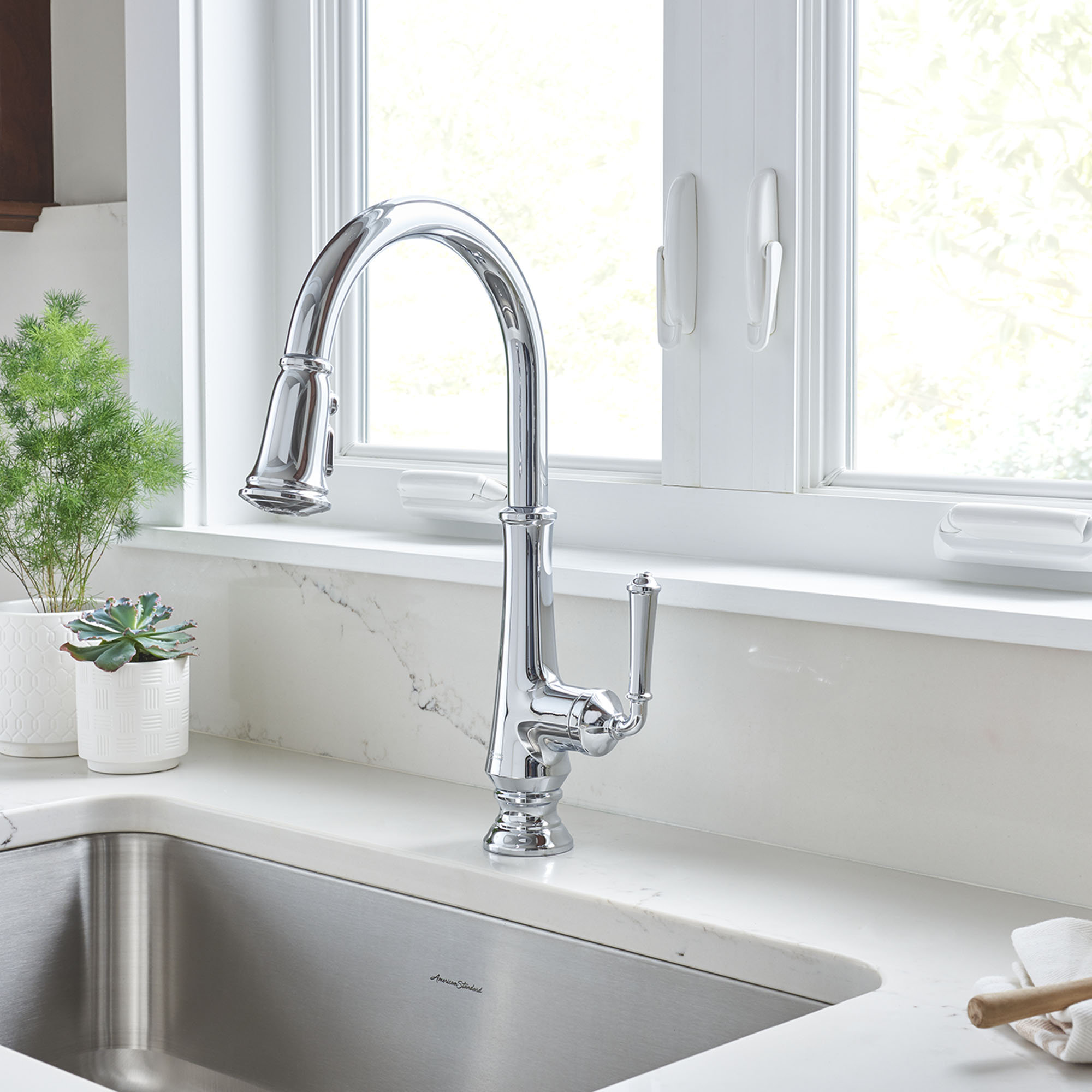 Chrome Kitchen Faucets Wayfair