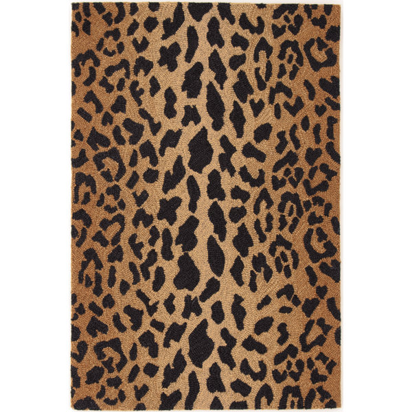 Hooked Brown/Black Area Rug by Dash and Albert Rugs