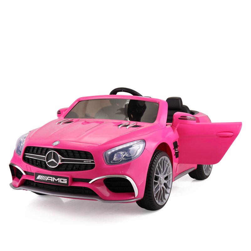 pink mercedes remote control ride on car