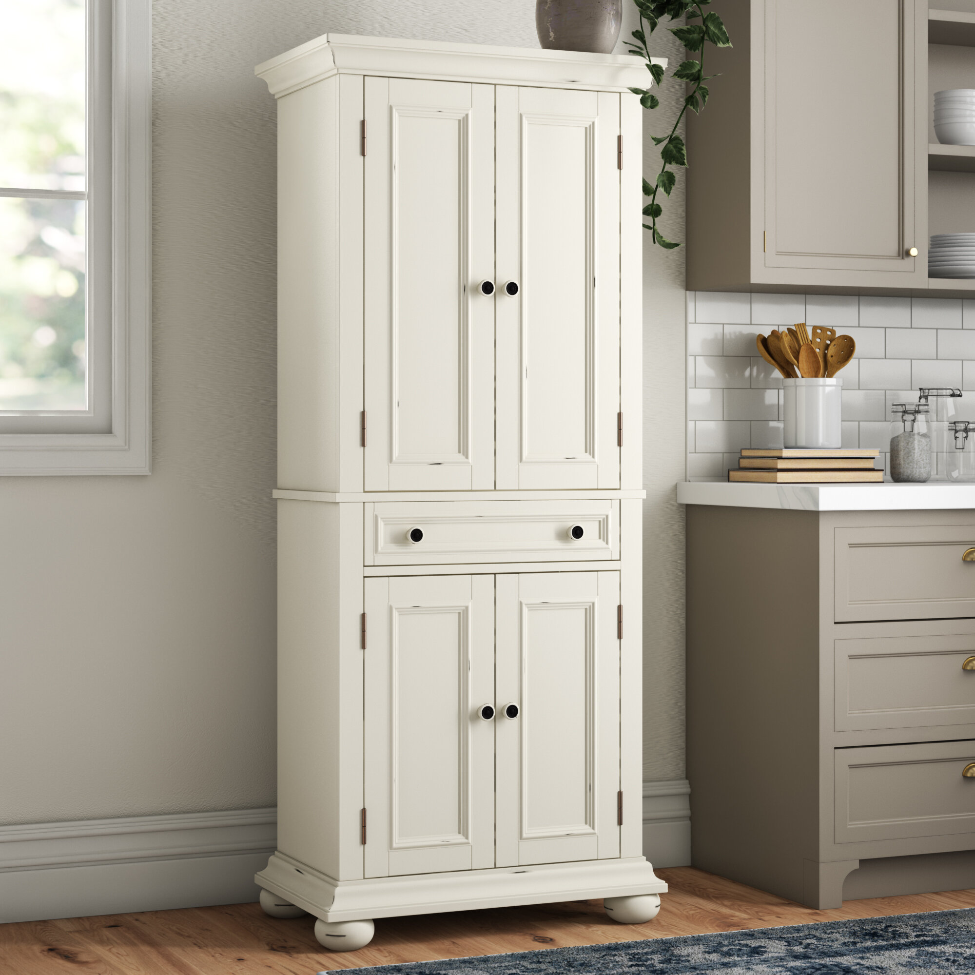 Three Posts Rochford 72 Kitchen Pantry Reviews Wayfair