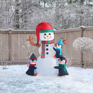 Inflatable Abominable Snowman Wayfair