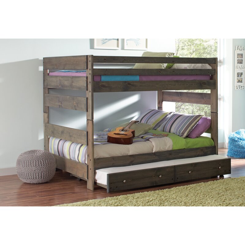 wayfair bunk beds with trundle