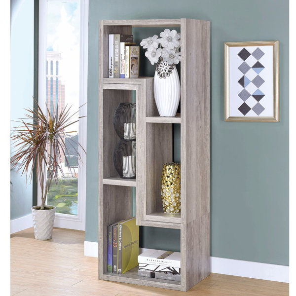 Dabbs Wooden Corner Unit Bookcase by Wrought Studio
