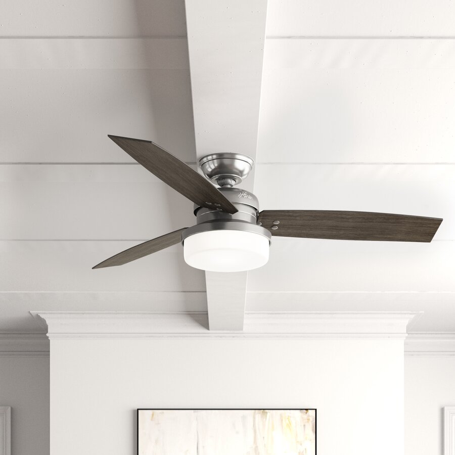 60" Sentinel 3 - Blade LED Standard Ceiling Fan with Remote Control and Light Kit Included